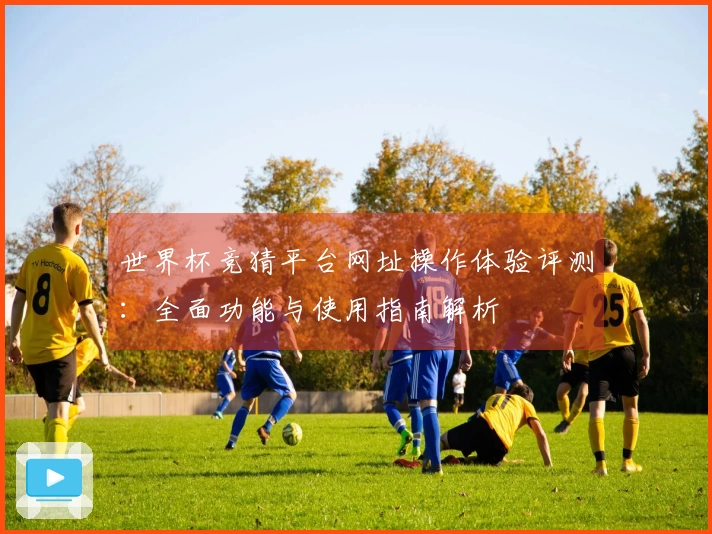 世界杯竞猜平台网址操作体验评测：全面功能与使用指南解析