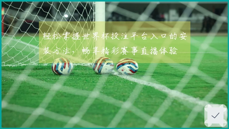 轻松掌握世界杯投注平台入口的安装方法，畅享精彩赛事直播体验