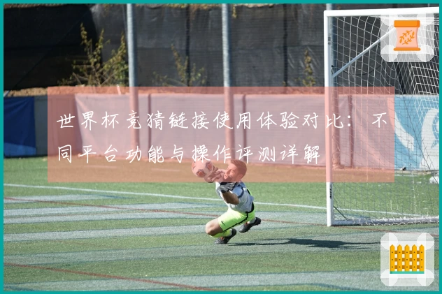 世界杯竞猜链接使用体验对比：不同平台功能与操作评测详解